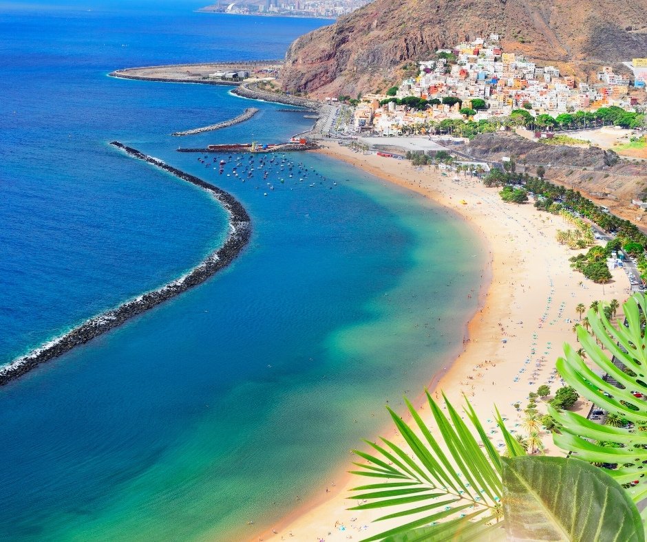 Playa de Las Teresitas in Tenerife, Canaries, Spain